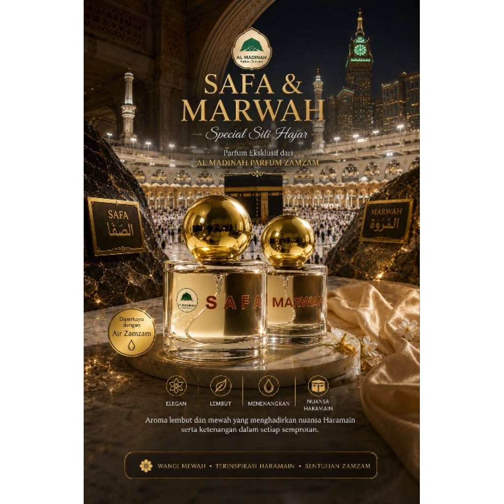 SAFA & MARWAH parfum Al Madinah zamzam