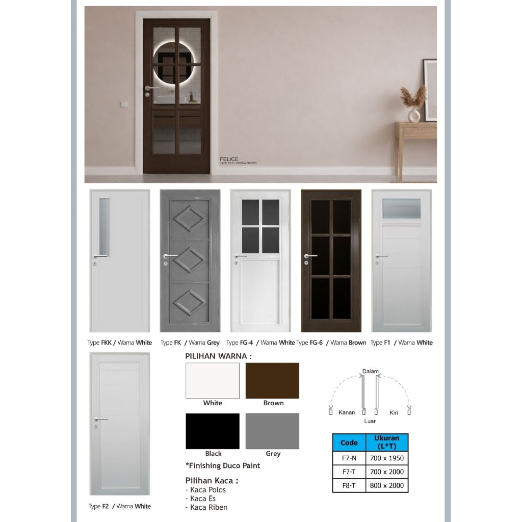 S-plus Pintu & jendela UPVC Premium