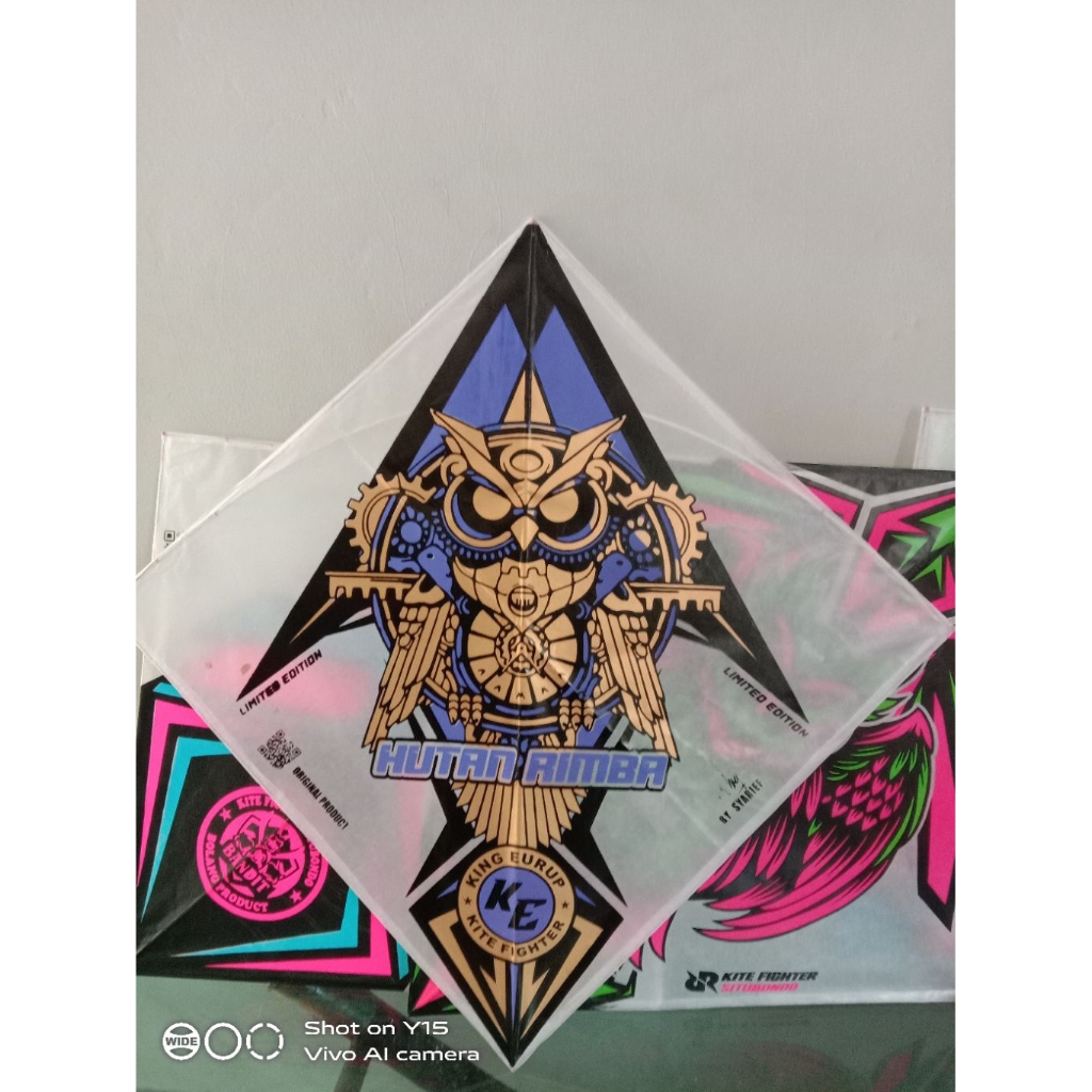 layangan sukhoi 3 warna mewah