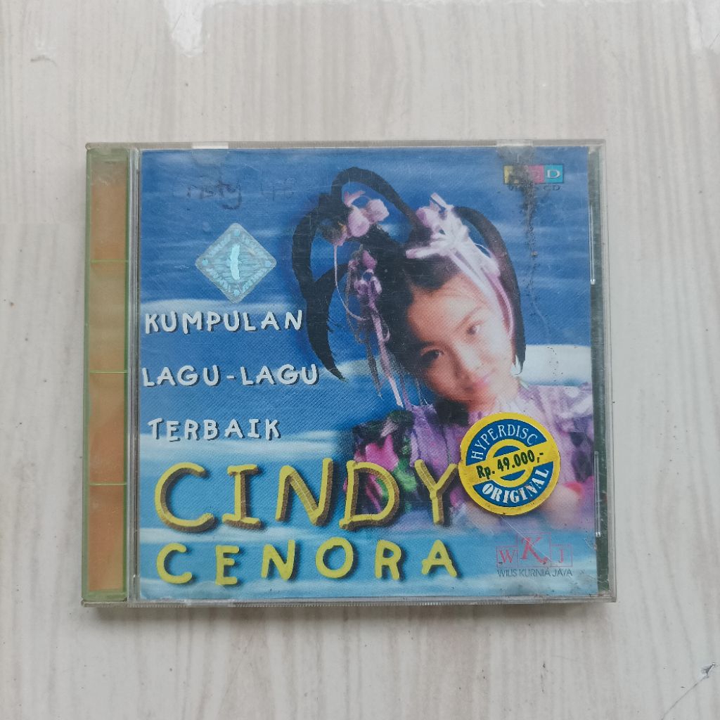 Original VCD Musik Lawas Anak Cindy Cenora Album Kumpulan Lagu Terbaik