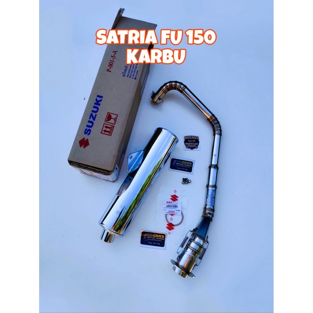 Knalpot Satria Fu150 CBU/ Thailand untuk Satria Fu 150 karbu