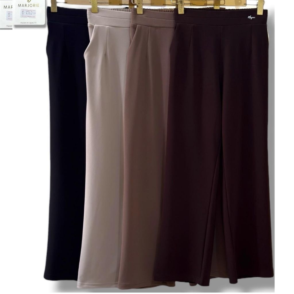 Celana MJ Marjorie Tensel Twill Kulot Wanita Kerja Casual Daily
