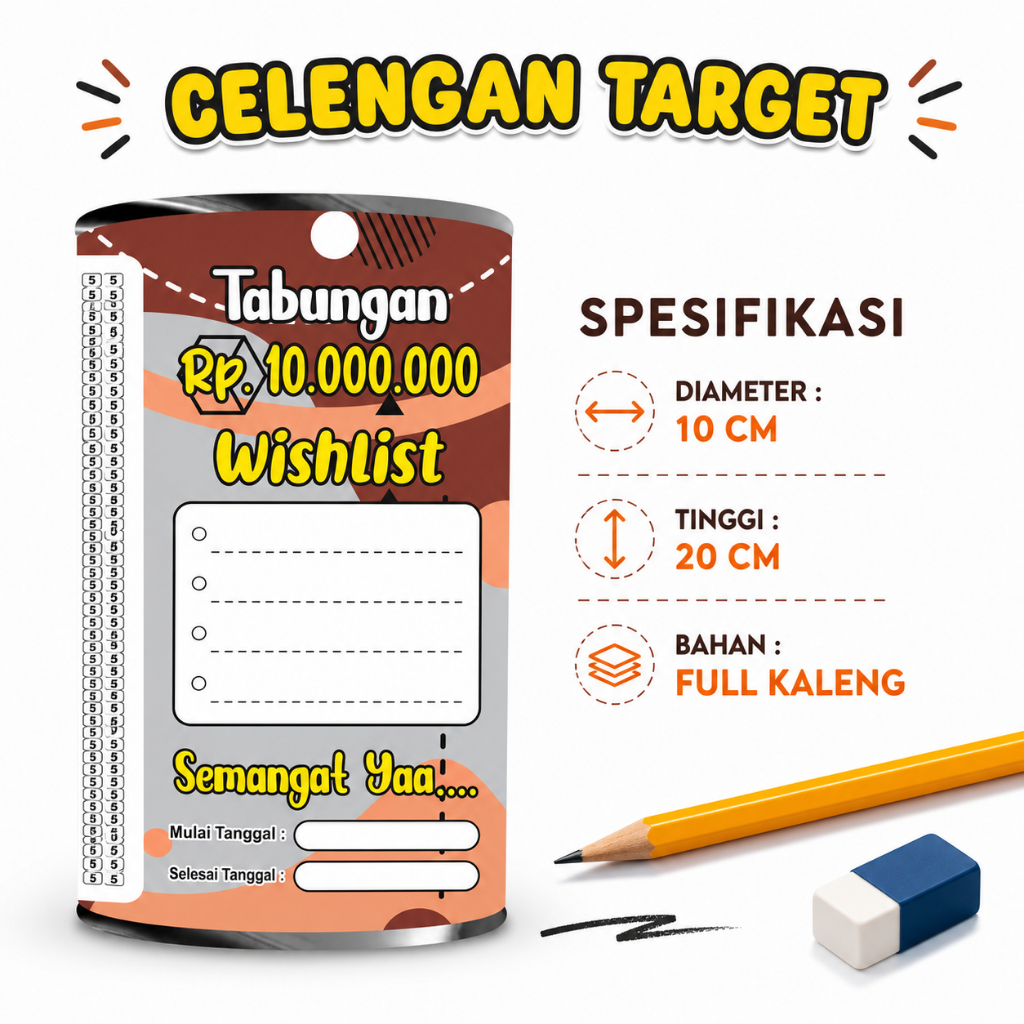 CELENGAN BUKA TUTUP CELENGAN TARGET 5 RIBU TARGET 10 JUTA VIRAL TIKTOK KARAKTER ATM MURAH BUKA TUTUP