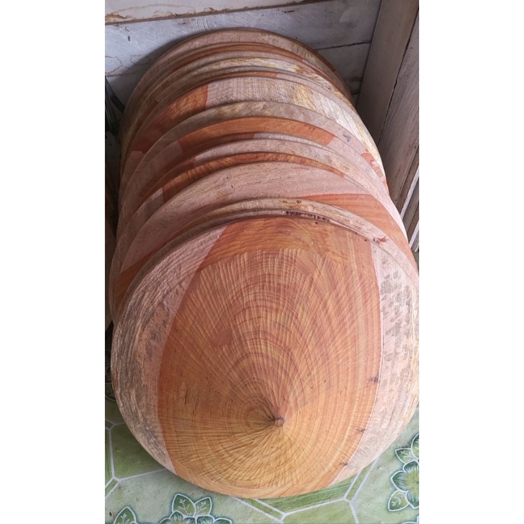 Dulang Emas Kayu jingah/rengas (LINGGANGAN)Uk.60CM