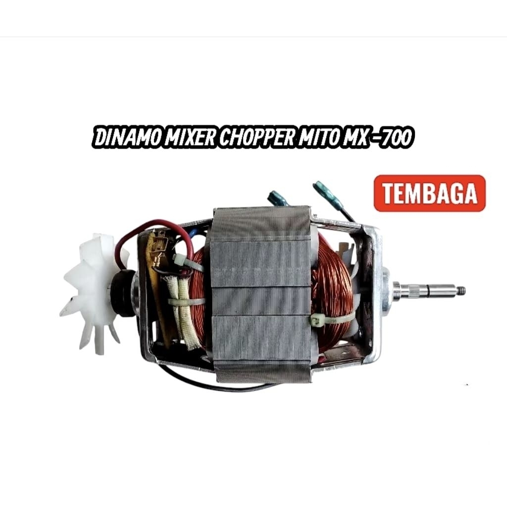 Dinamo Mesin Mixer Mitochiba MX700 Original Tembaga