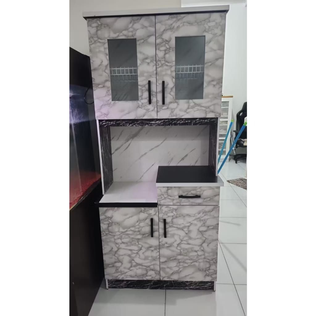 PROMO  Lemari Sayur 2 Pintu ANTI AIR JAMUR RAYAP Kayu Multiplek BAHAN TERBAIK Lemari Dapur Rak Pirin