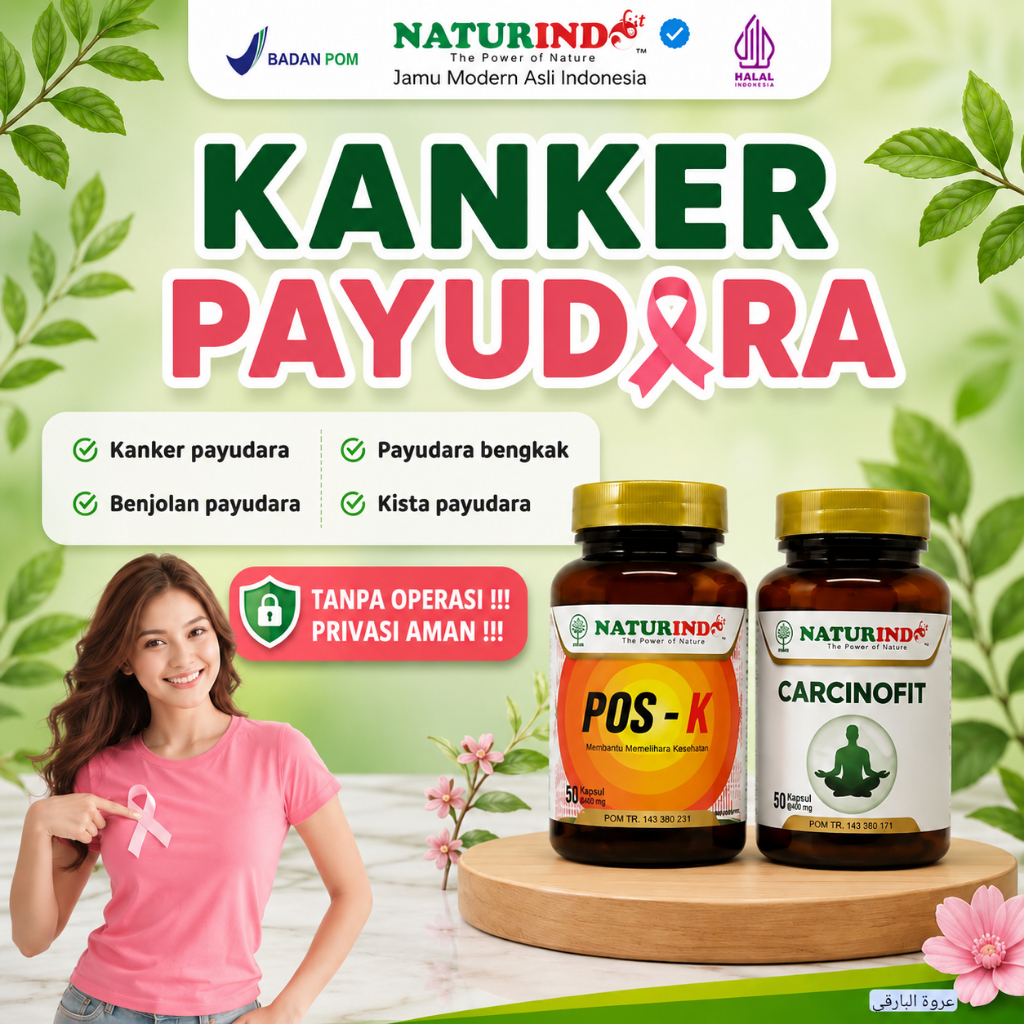 Obat Kanker Payudara Ampuh Benjolan Payudara Kista Payudara Herbal Carcinofit