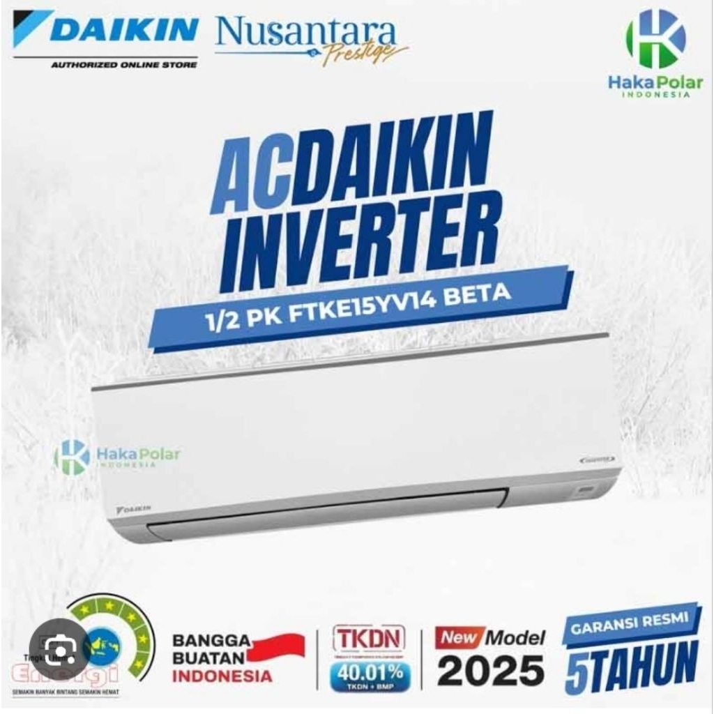 DAIKIN AC BETA INVERTER NUSANTARA R32