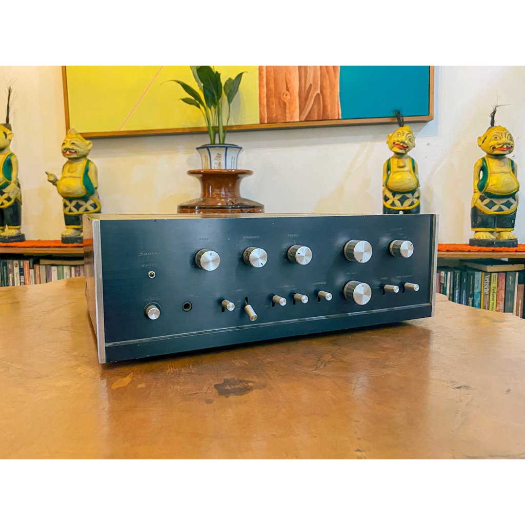 sansui au 555a integrated amplifier