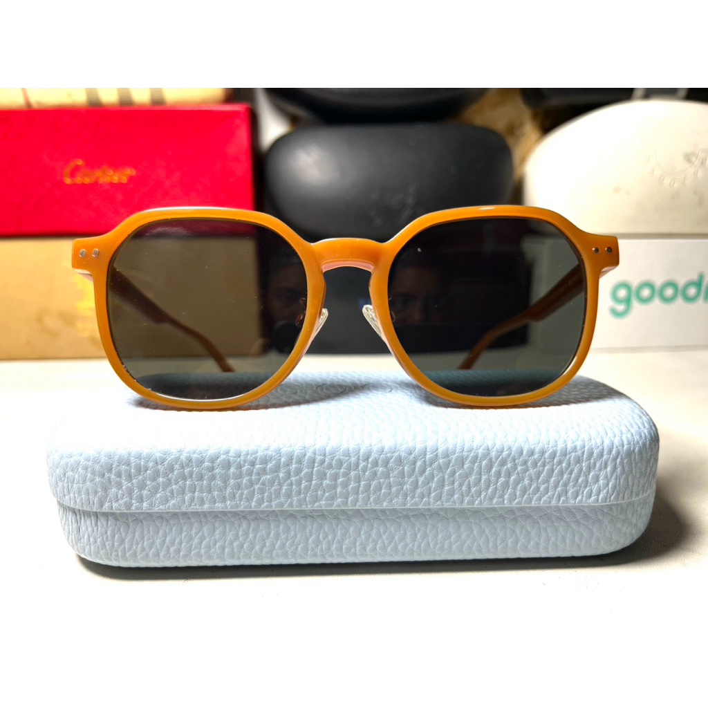 frame kacamata second original sungluses RIETI  eye wear  RT4025 C3 lactea
