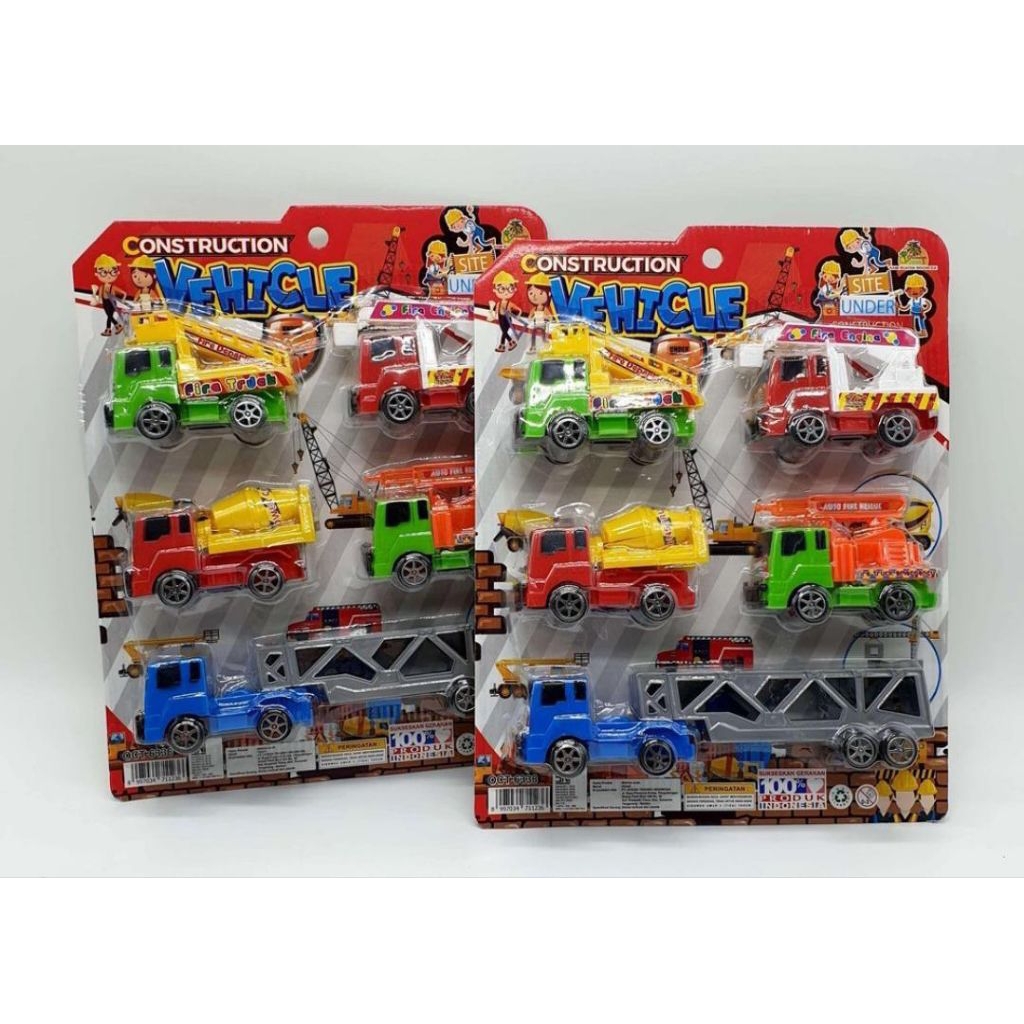 OCT6338 Mainan Mobil Mobilan Pullback Murah Anak Isi Banyak