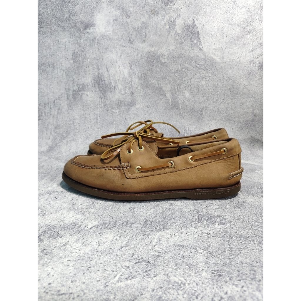 SEPATU LOAFER SPERRY TOP SIDER A/O GOLD CUP SAHARA SECOND ORIGINAL LIKE NEW