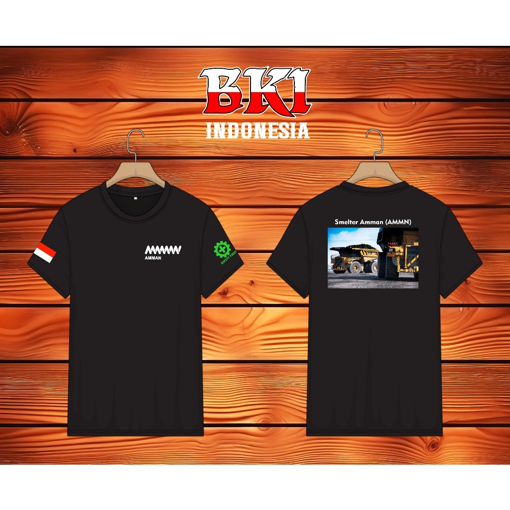 KAOS SMELTER AMMAN SABLON KAOS PREMIUM