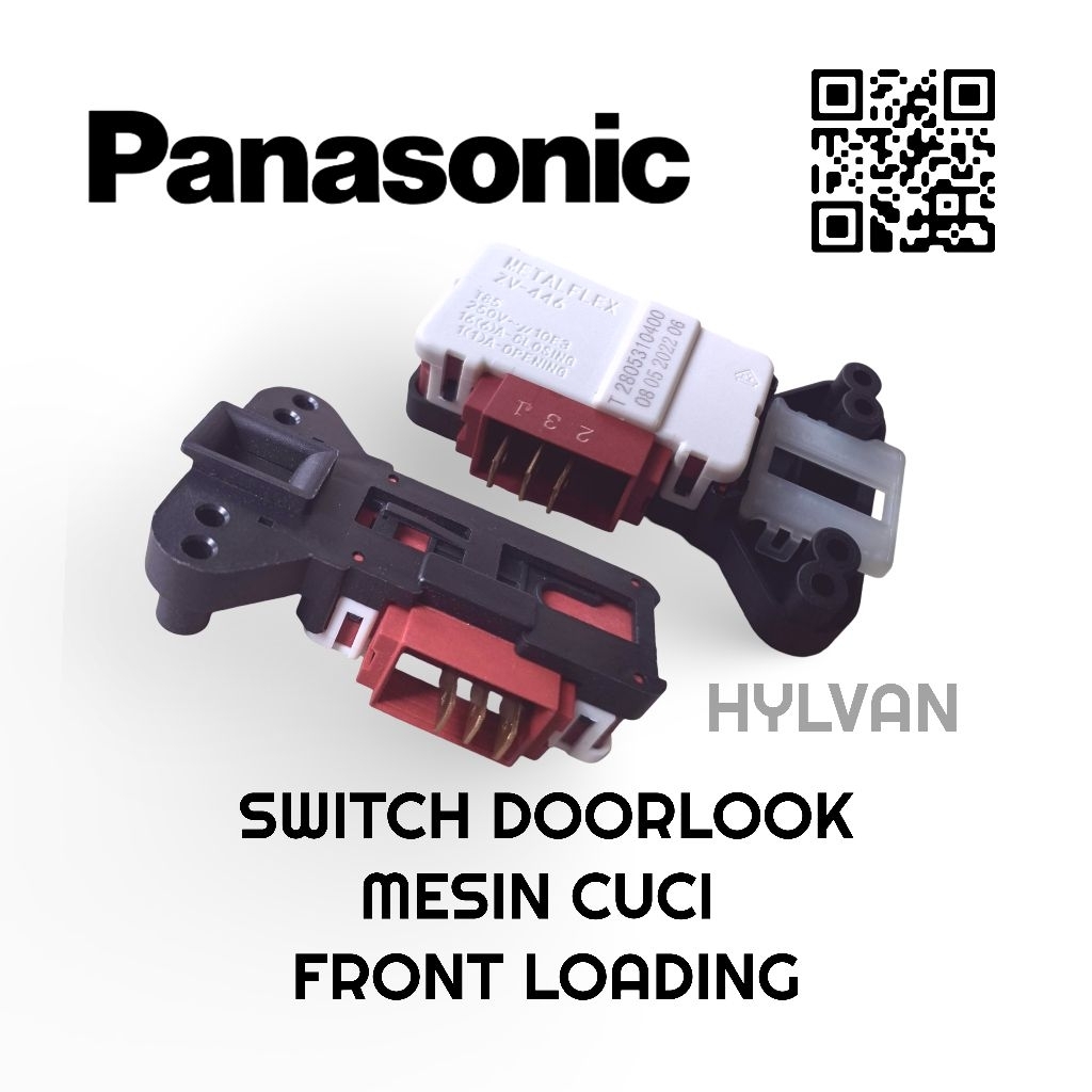 SWITCH DOORLOOK MESIN CUCI FRONT LOADING PANASONIC NA-128VK5 NA-128XB1 NA-127VE5 ORIGINAL