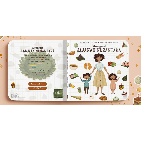 Jajanan Nusantara | Little Quokka | Buku Lokal