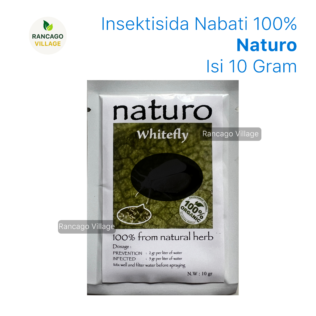 Pestisida Insektisida Nabati Naturo Whitefly Anti Kutu Kebul Kutu Putih Hama