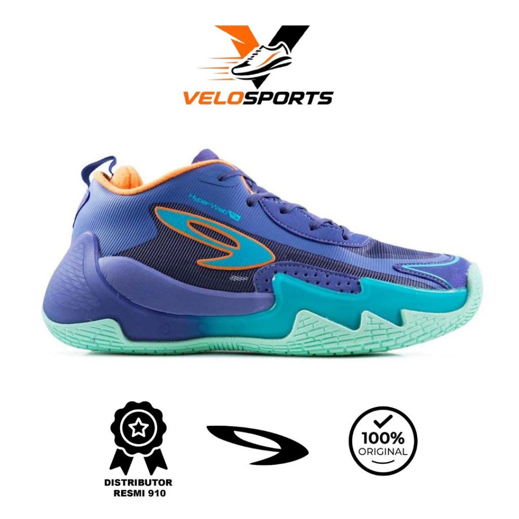 Velo - 910 Nineten Nakami Flow - Ungu/Biru MD/Jingga