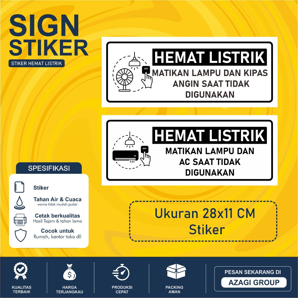 stiker hemat listrik|sticker hemat listrik|stiker matikan lampu|stiker matikan AC|stiker hemat energ