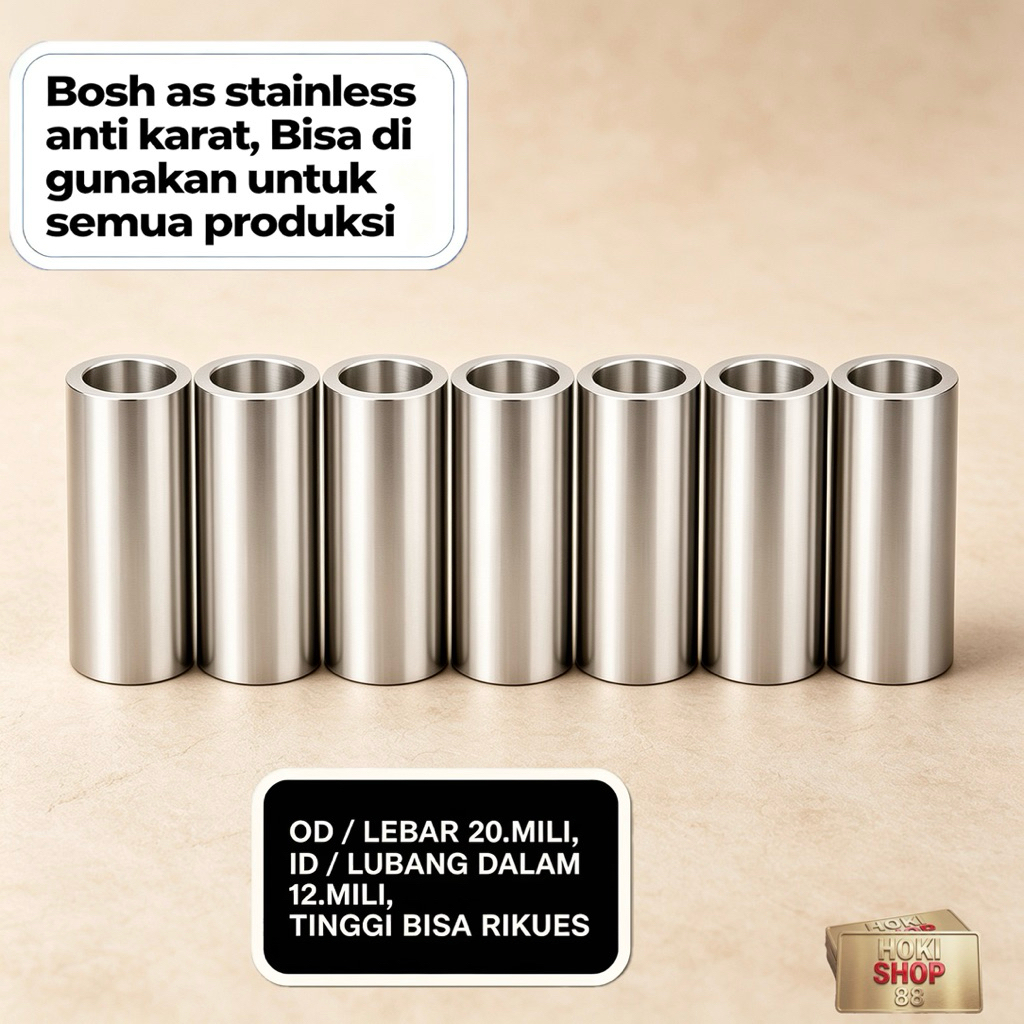 Ring AS Stainless Steel Anti Karat OD 20.Mm ID 12.Mm