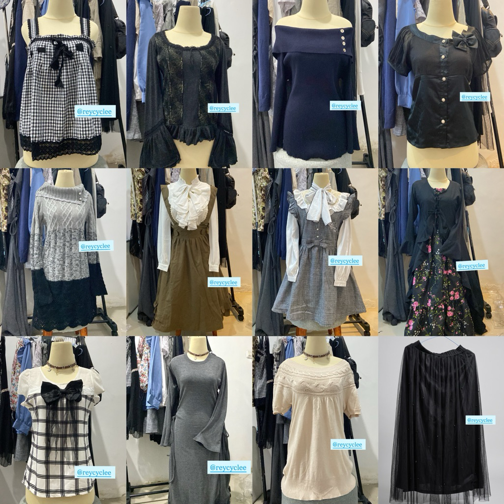 NEW BATCH reyycyclee | @kerijiku_v3| fatal frame | emo | axes femme | Lizlisa | y2k  | Pakaian | baj