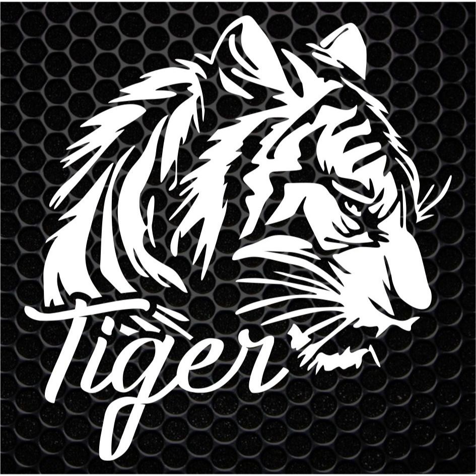 Stiker Tiger Harimau Macan Cutting Sticker motor mobil part 4
