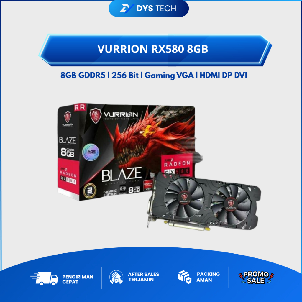 VGA CARD 8GB GDDR5 256BIT GAMING HDMI DISPLAYPORT GRAPHIC CARD