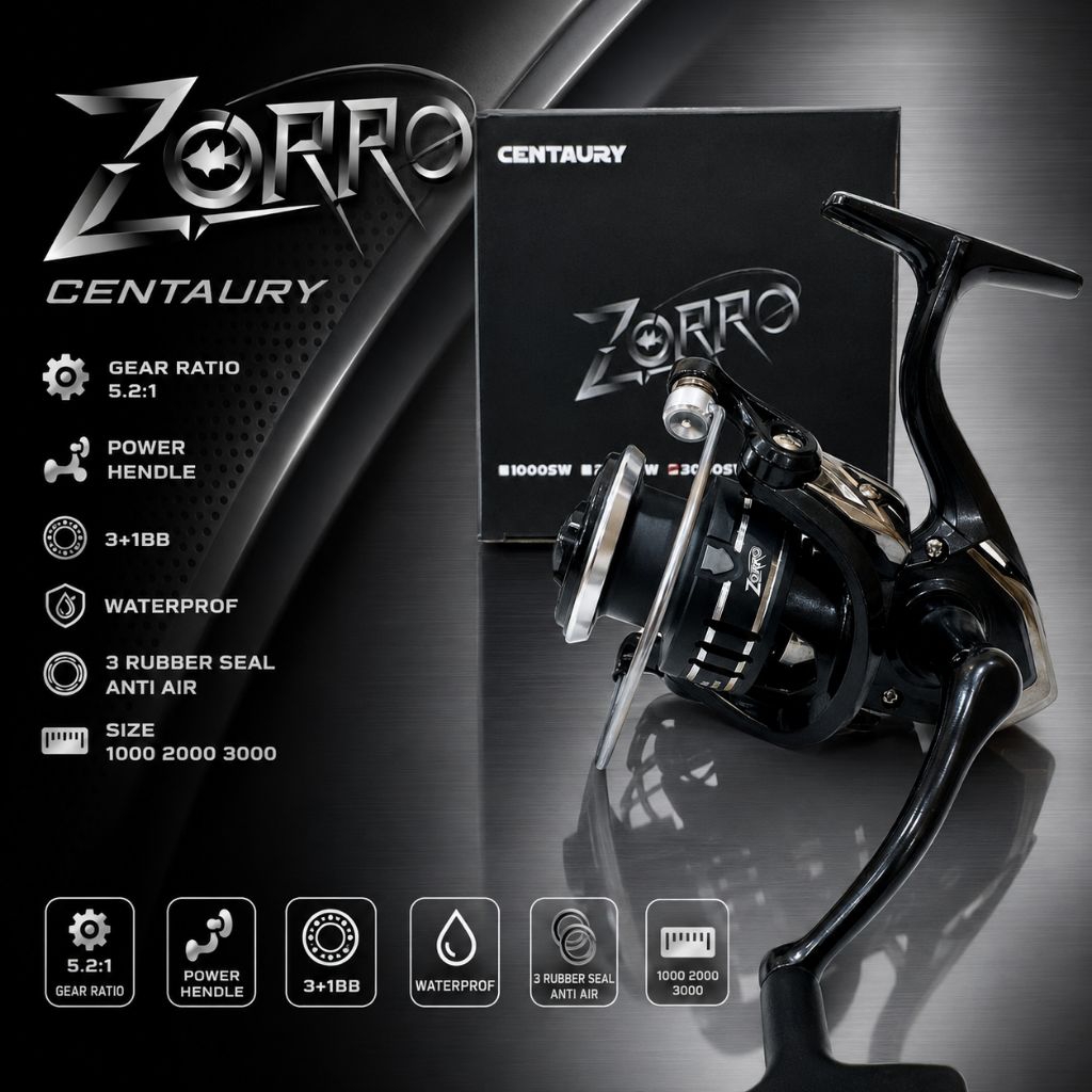 Reel Zorro Centaury power hendle sw
