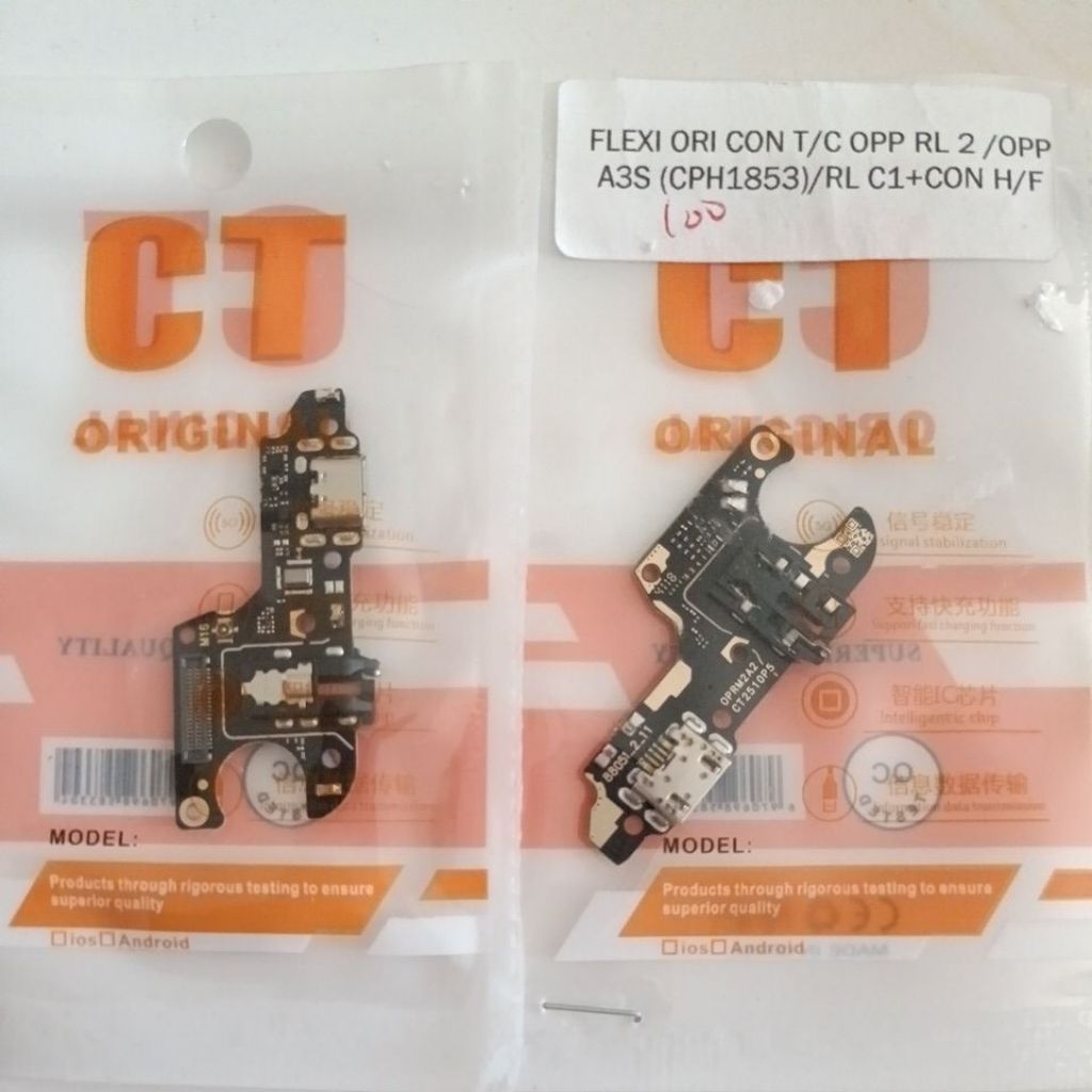 PAPAN CAS + MIC + HANDSFREE + UI BOARD  OPPO A3S CPH1853