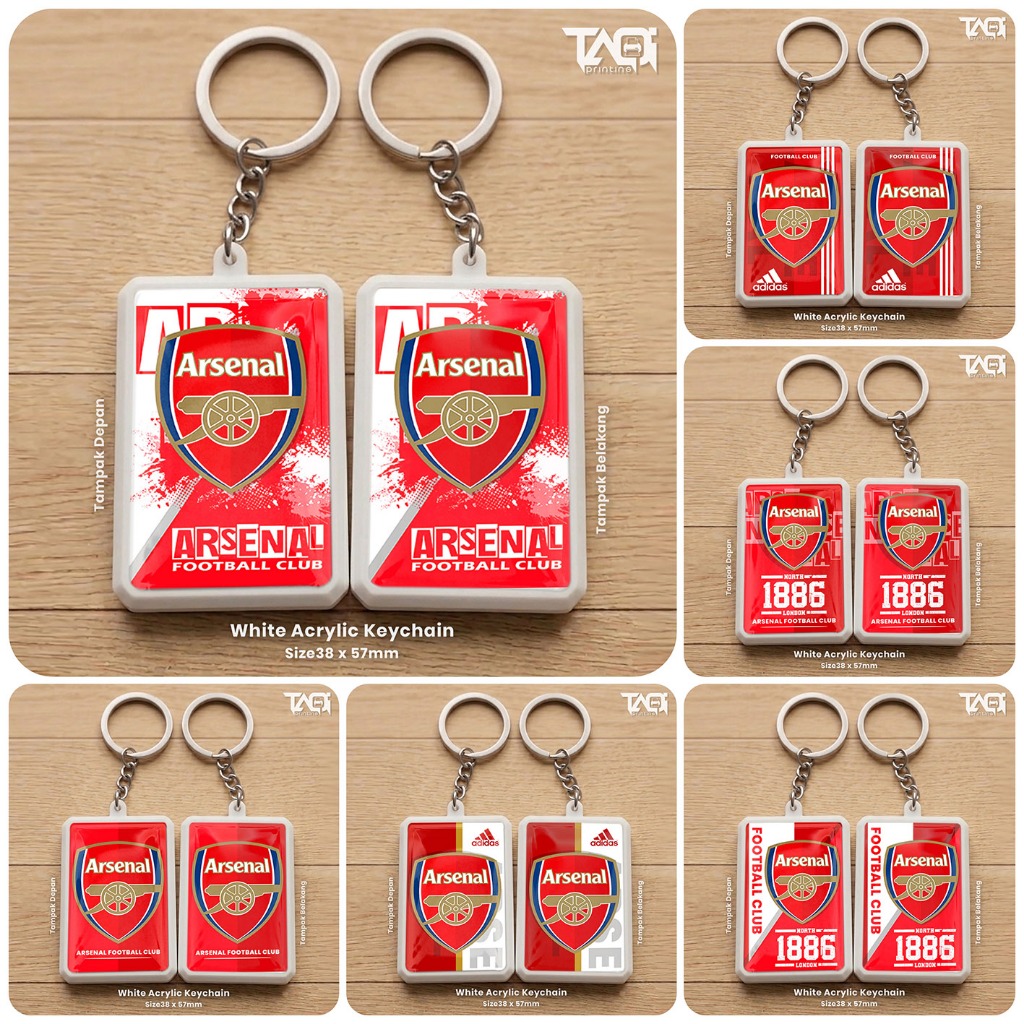 ARSENAL / KEYCHAIN ARSENAL / GANTUNGAN KUNCI ARSENAL / GANCI FOOTBALL CLUB