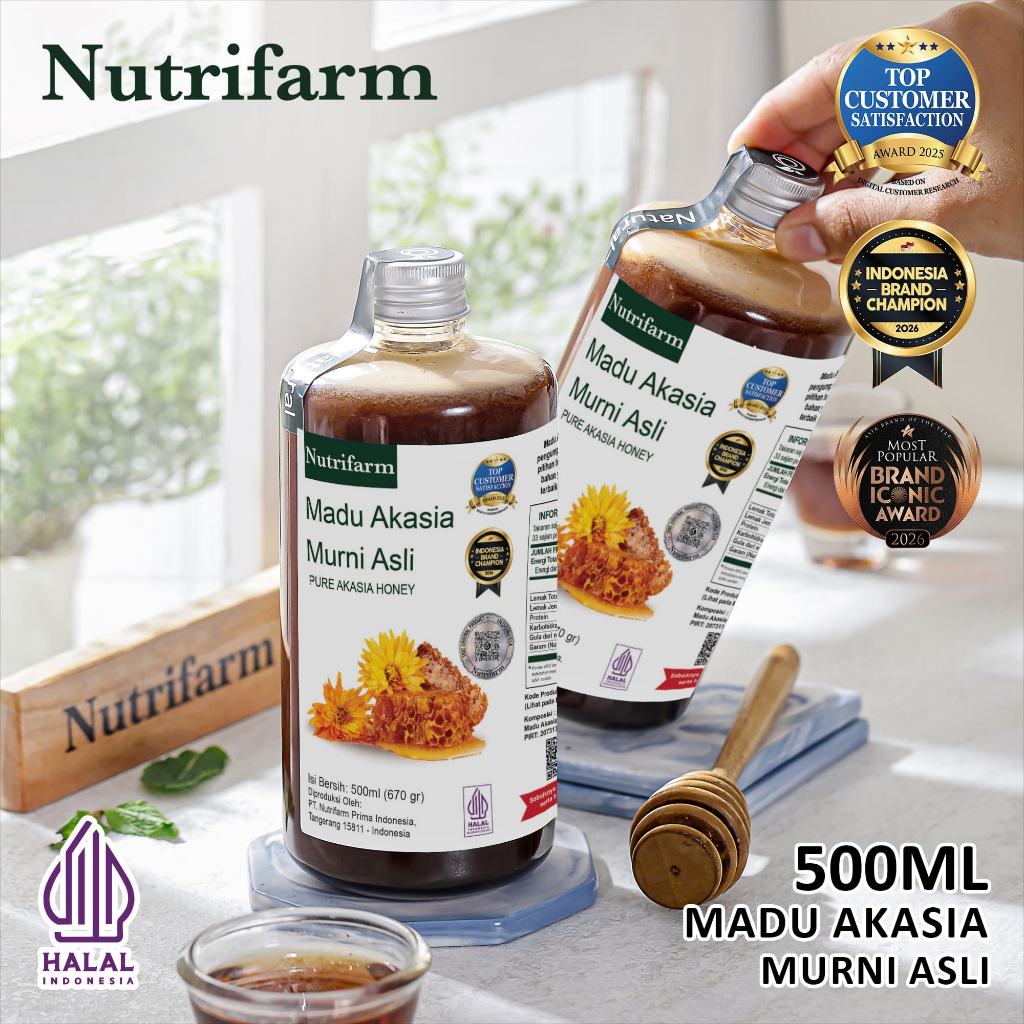 Nutrifarm Madu Murni Akasia 500 ml