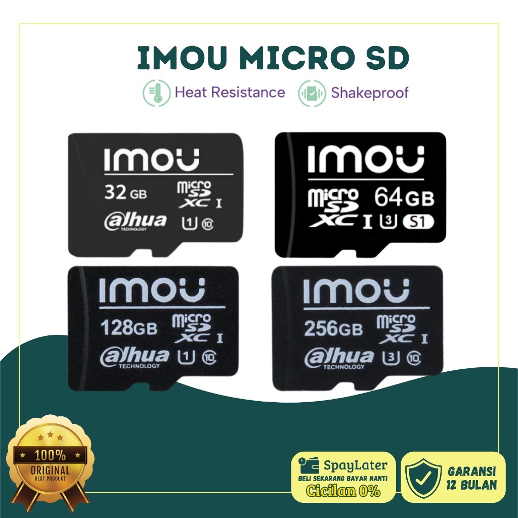 IMOU Micro SD | Micro SD HP | Micro SD CCTV | Kartu Memori | Memory Card Class 10