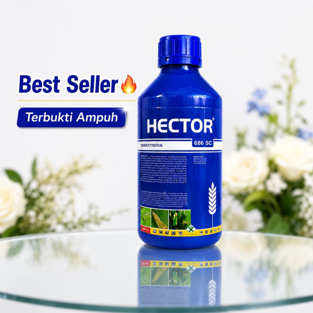 INSEKTISIDA HECTOR 686 SC 1 LITER – Basmi Hama Sekali Semprot, Tanaman Aman & Subur