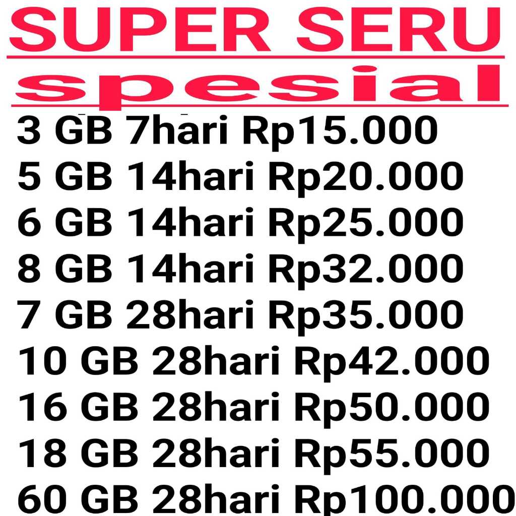 kartu sakti telkomsel 4,5gb & 45gb unlimited & nelpon sakti