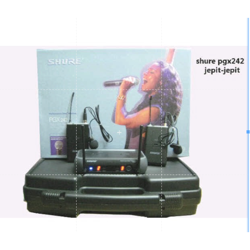 mikrofon mic shure PGX242 / PGX 242 isi 2 Handheld / 2 headset clip on / 1 headset clip on + 1 handheld