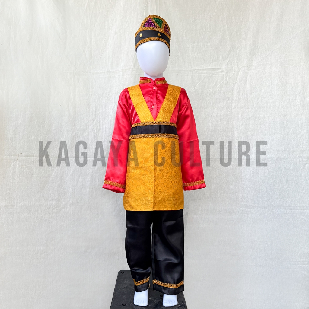 Baju Adat Aceh Saman Anak Perempuan - Baju Adat Aceh Saman Anak Anak - Baju Adat Aceh Tari Saman Ana