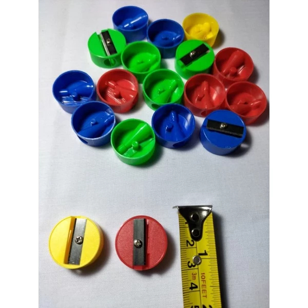 100 pcs serutan pencil bulat , rautan pensil kecil