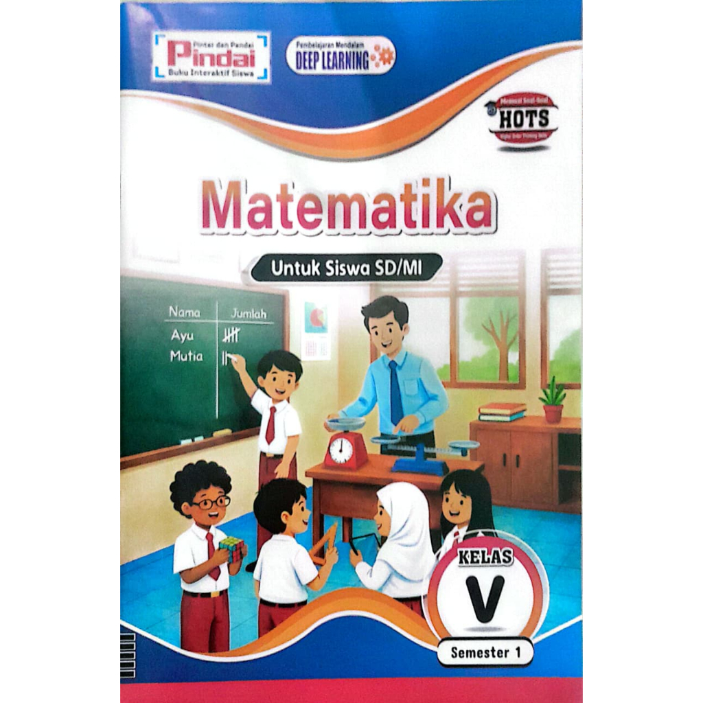 BUKU LKS MATEMATIKA KELAS 5 SD/MI KURIKULUM MERDEKA SEMESTER 1 DEEP LEARNING