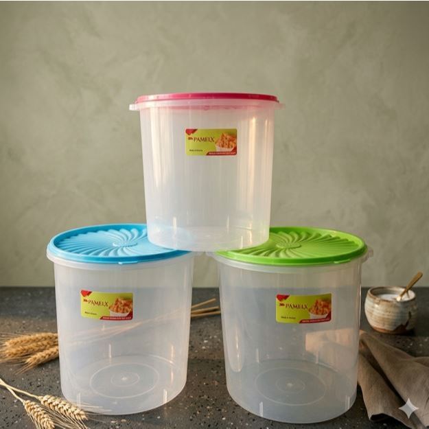 Toples Plastik 10 Liter Aquarius PAMELA / Toples Kerupuk