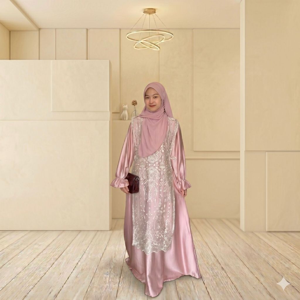 HADIYAH.CO - KEHLANI OUTER/DRESS + OUTER BRUKAT / OUTER BRUKAT