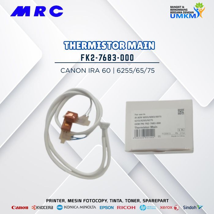 THERMISTOR MAIN CANON IRA 6055 6065 6075 6255 6265 6275