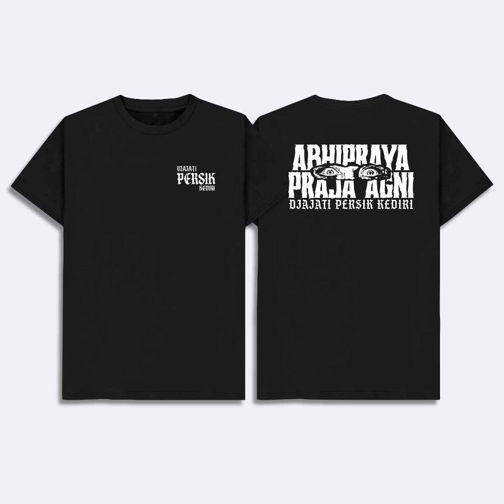 Kaos Djajati Persik Kediri Abhipraya Praja Agni Baju Distro Bola Persik Kediri