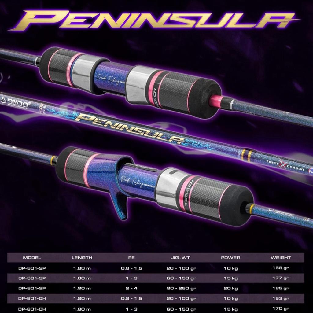 JORAN DAIDO PENINSULA 180CM ONE PIECE RING FUJI HOLLOW CARBON PACKING PARALON