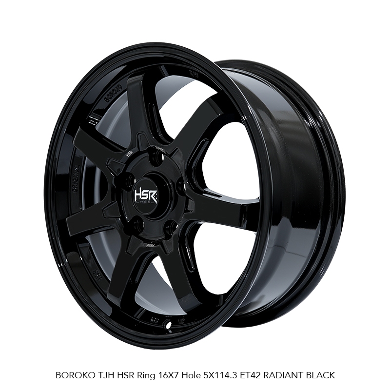 VELG RACING MODEL TE37 HSR BOROKO TJH RING 16X7 PCD 5X114,3 UNTUK MOBIL WRV, RUSH, INNOVA, TERIOS, E