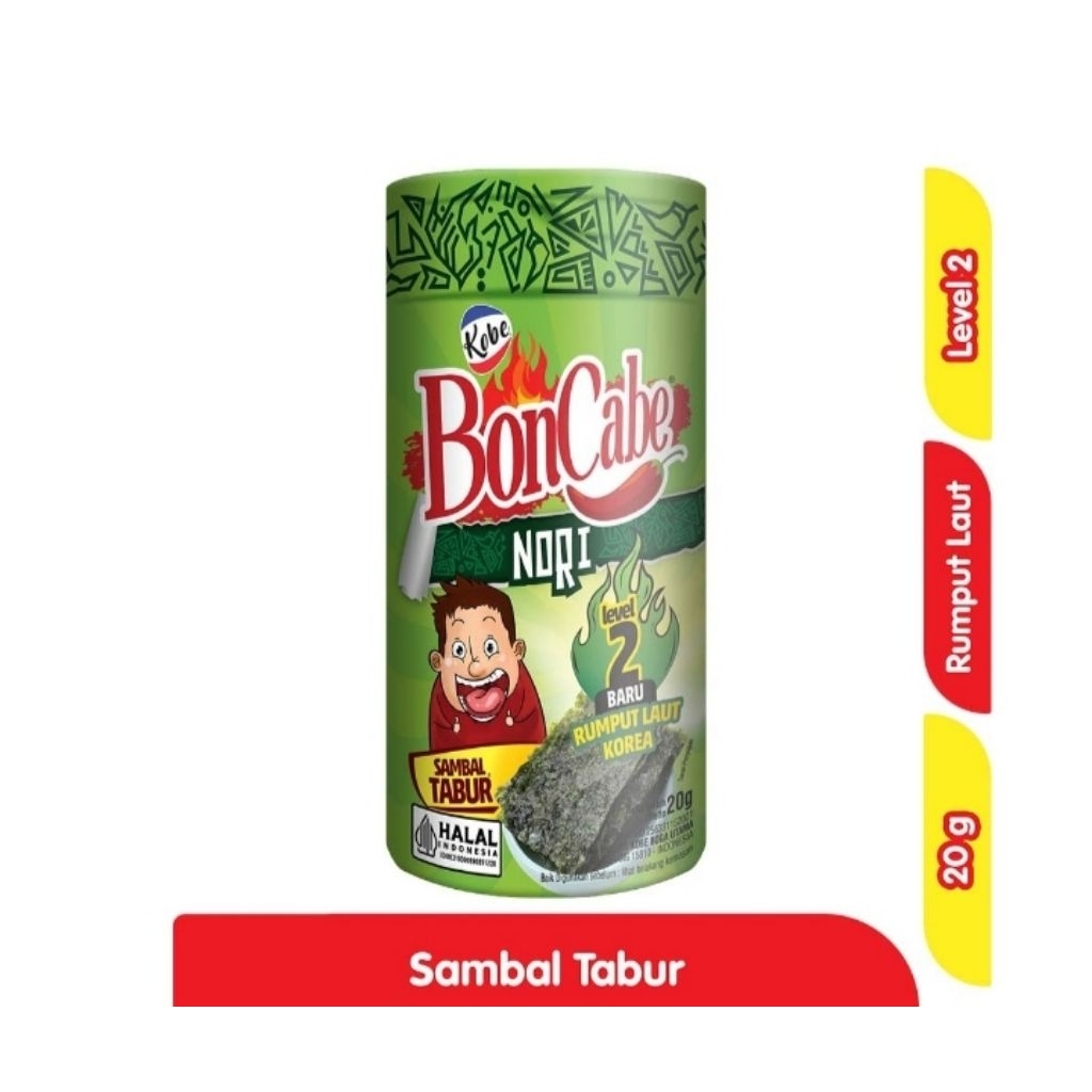 Kobe BonCabe Nori Sambal Tabur Level 2 20g