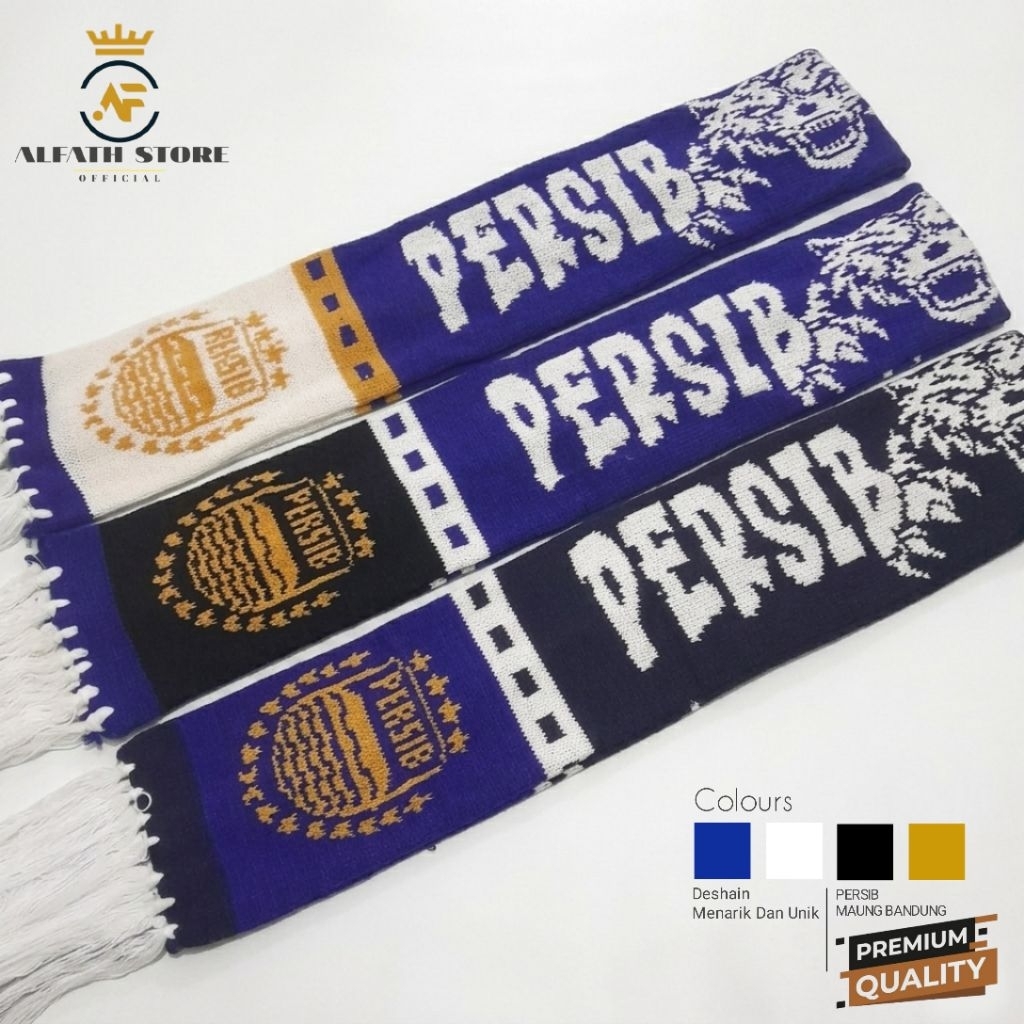 Syal rajut persib / Syal persib maung bandung Dewasa