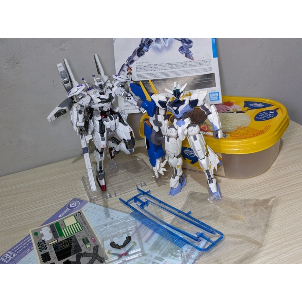 Hg gundam calibarn Bandai repaint topcoat + WM lfrith jiu