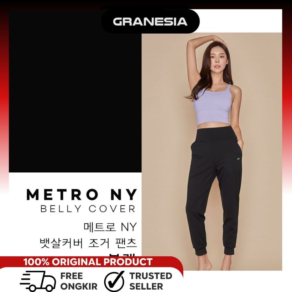 STL Metro NY Belly Cover Jogger Pants|Celana Olahraga Lari Jogging Wanita|Celana Tracking Gunung
