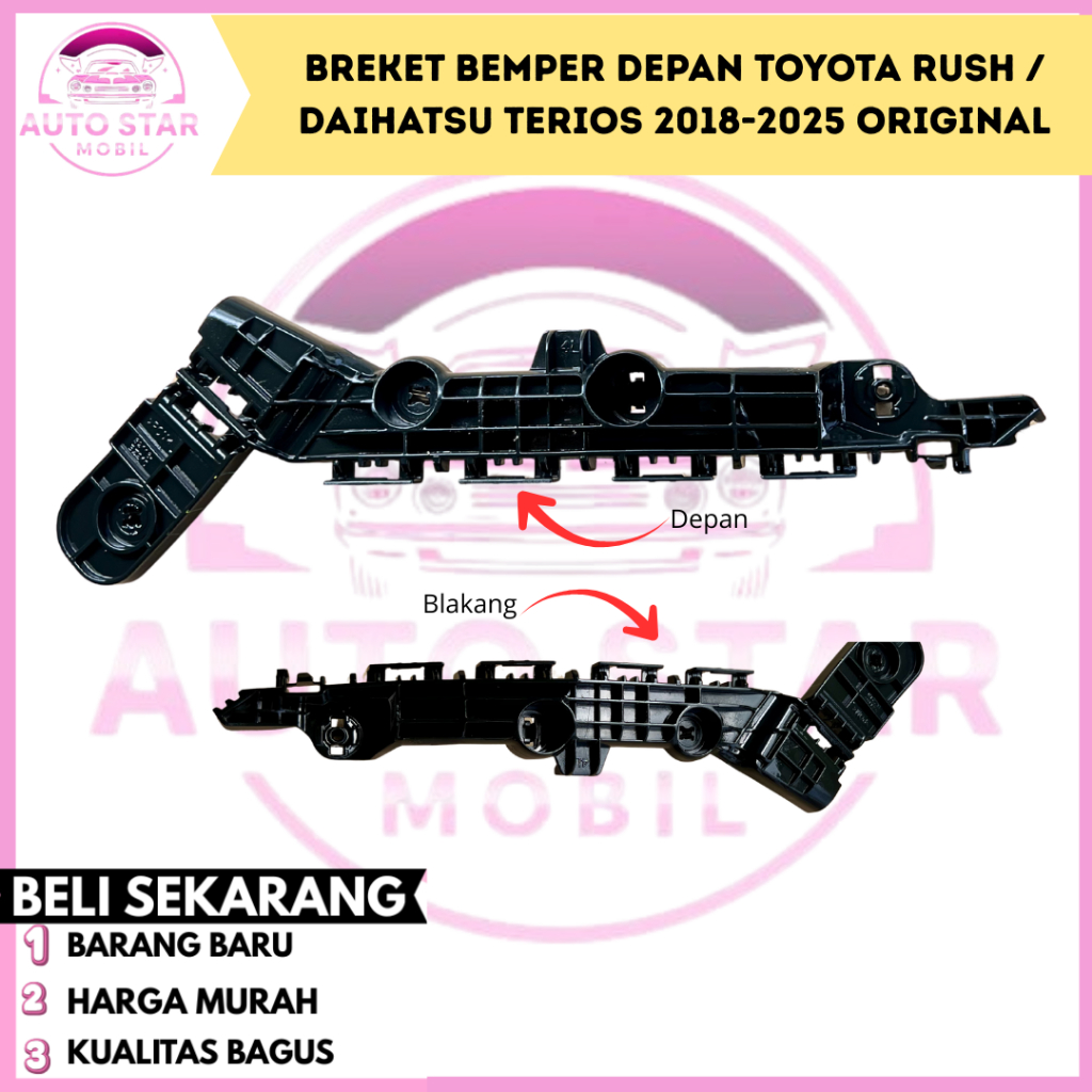 Breket Bemper Depan Toyota Rush / Daihatsu Terios 2018-2025 Original