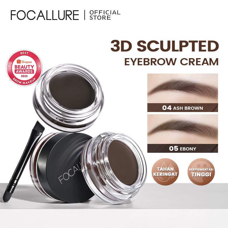 FOCALLURE Watreproof Eyebrow Cream 5 Color