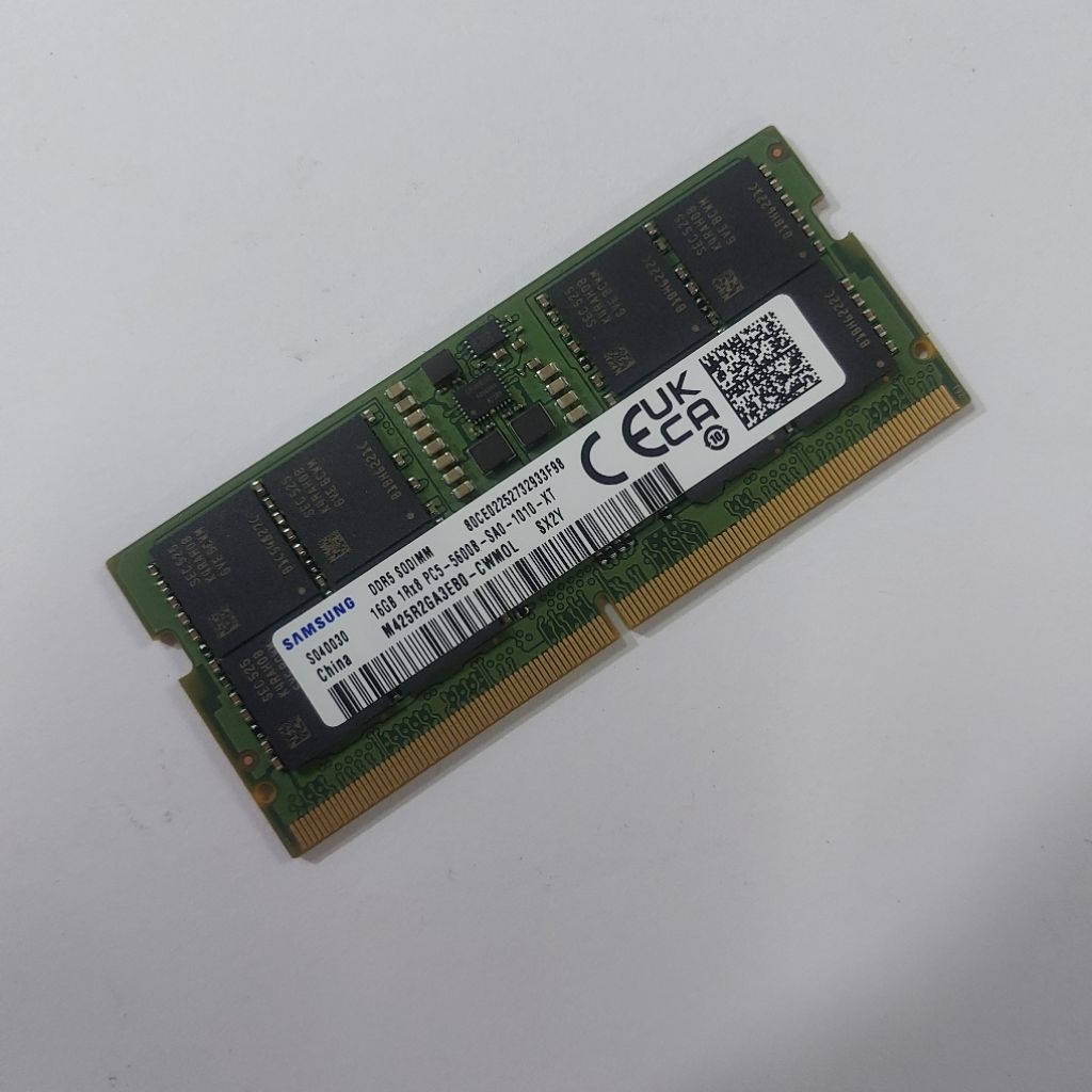 Memory RAM Samsung Skhynix Micron Sodimm DDR5 PC5600 16GB Secondhand Original